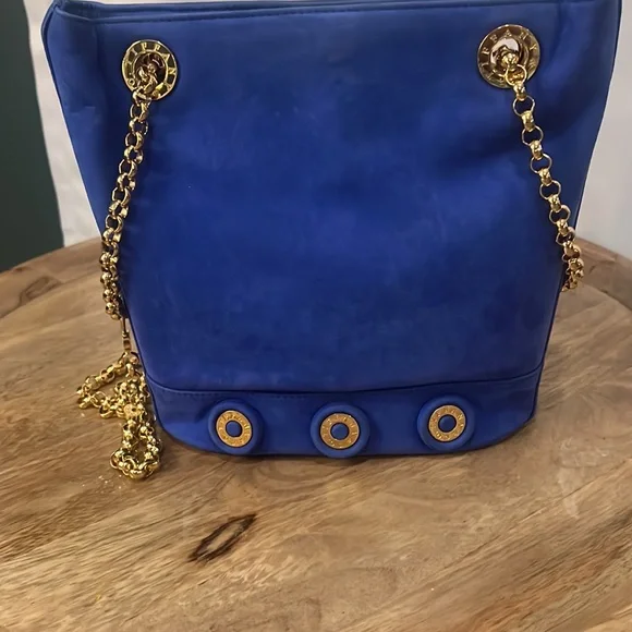Tiffany and Co Suede blue bucket bag - Picture 2 of 15